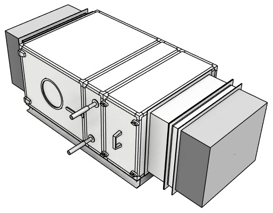 Установка приточная П2 VKC-SV-S-5-GSF4H1VsG-L